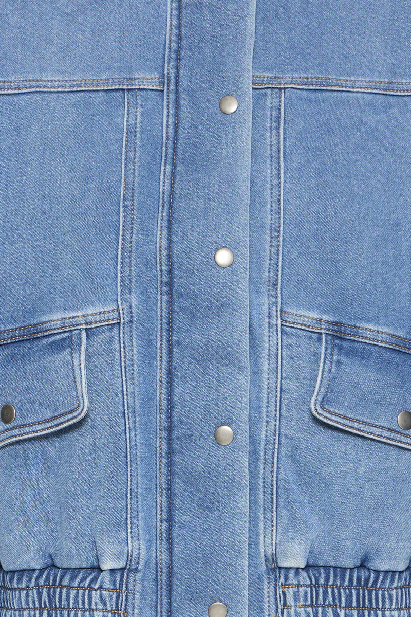 Jeansjassen blauw Pulz Jeans