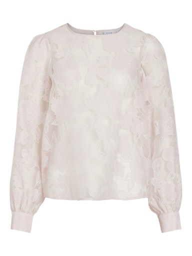 Blouses lange mouw roze VILA