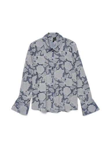 Blouses lange mouw blauw VERO MODA