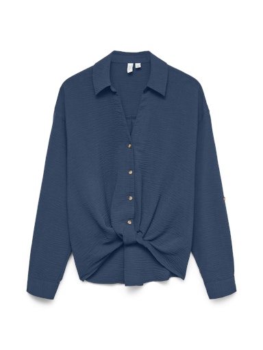 Blouses lange mouw blauw VERO MODA
