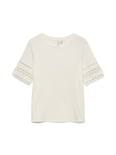Blouses korte mouw wit VERO MODA