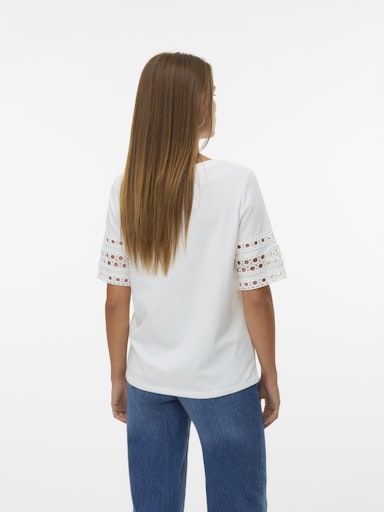 Blouses korte mouw wit VERO MODA