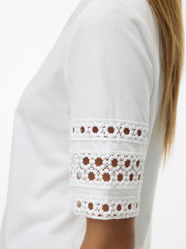 Blouses korte mouw wit VERO MODA