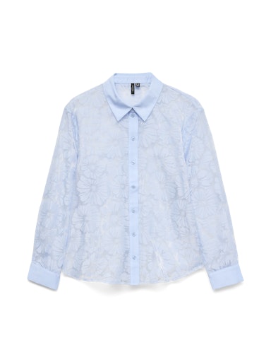 Blouses lange mouw blauw VERO MODA
