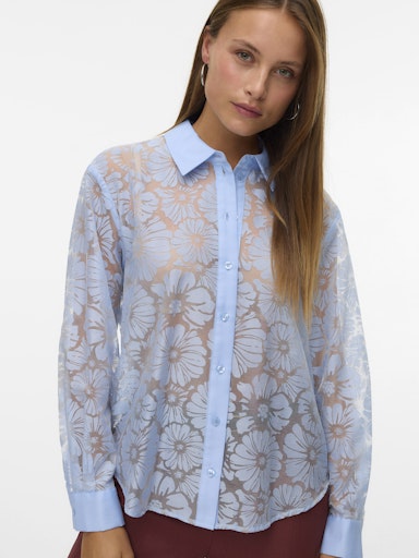 Blouses lange mouw blauw VERO MODA