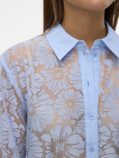 Blouses lange mouw blauw VERO MODA