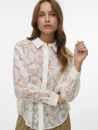 Blouses lange mouw beige VERO MODA