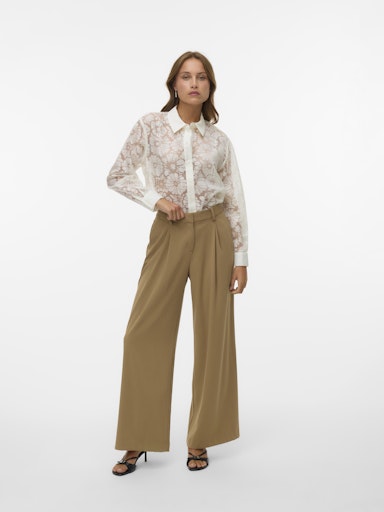 Blouses lange mouw beige VERO MODA