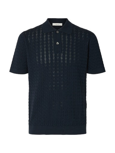 Polo's korte mouw blauw Selected HOMME