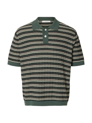 Polo's korte mouw groen Selected HOMME