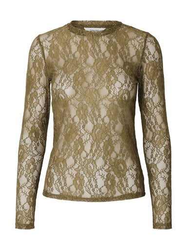 Blouses lange mouw groen Selected FEMME