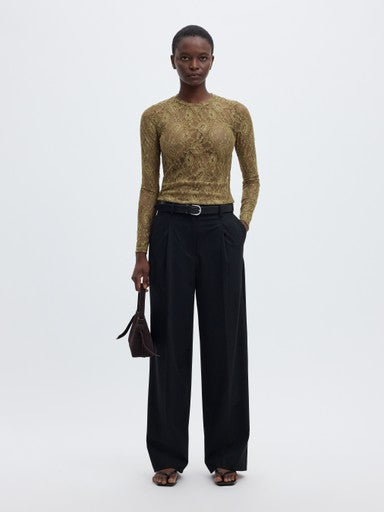 Blouses lange mouw groen Selected FEMME