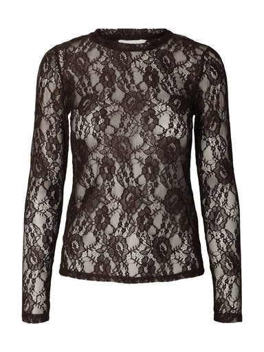 Blouses lange mouw bruin Selected FEMME