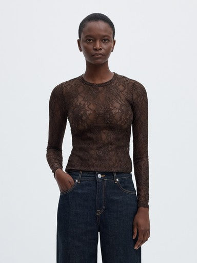 Blouses lange mouw bruin Selected FEMME