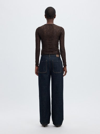 Blouses lange mouw bruin Selected FEMME