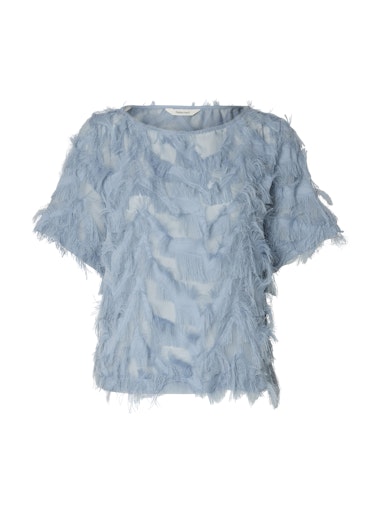 Blouses lange mouw blauw Selected FEMME