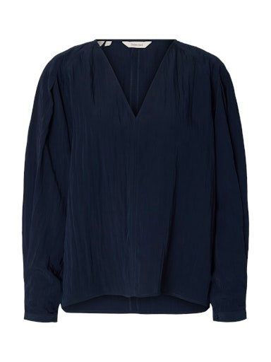Blouses lange mouw blauw Selected FEMME