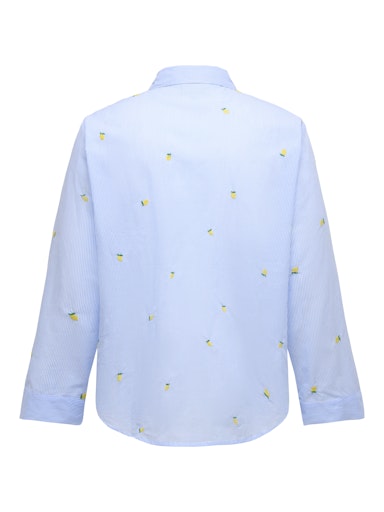 Blouses lange mouw blauw ONLY Carmakoma