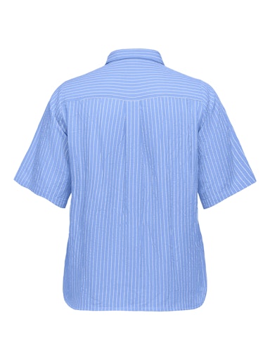 Blouses korte mouw blauw ONLY Carmakoma