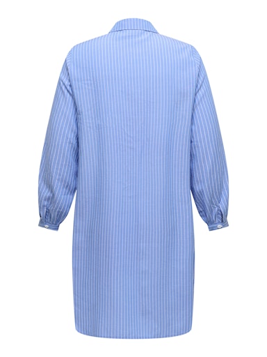 Jurken lange mouw blauw ONLY Carmakoma
