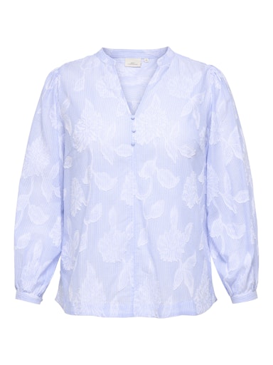 Blouses lange mouw blauw ONLY Carmakoma