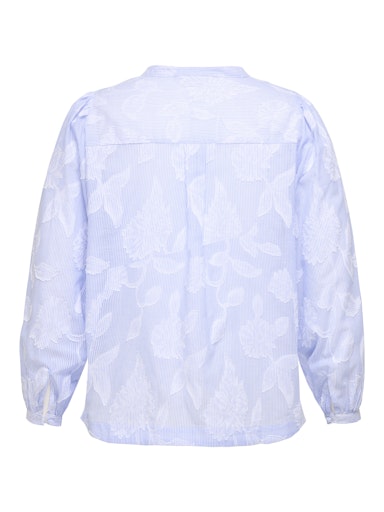 Blouses lange mouw blauw ONLY Carmakoma
