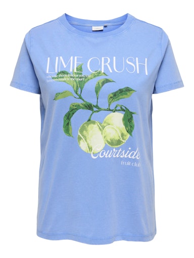 T-shirts korte mouw navy ONLY Carmakoma
