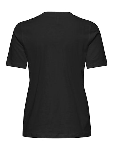 T-shirts korte mouw zwart ONLY Carmakoma