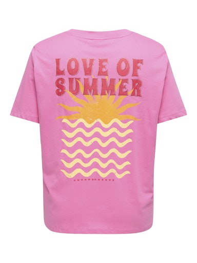 T-shirts korte mouw roze ONLY Carmakoma