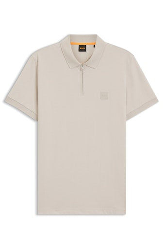 Polo's korte mouw grijs Boss Men Orange
