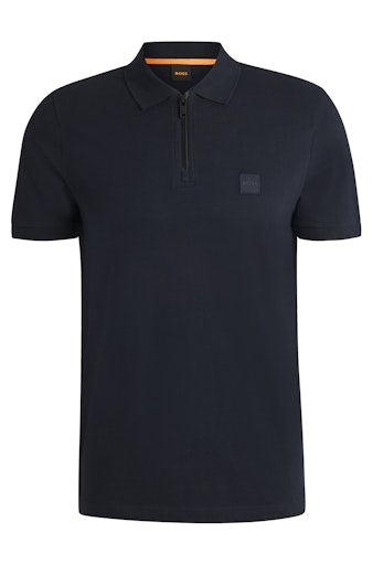 Polo's korte mouw blauw Boss Men Orange