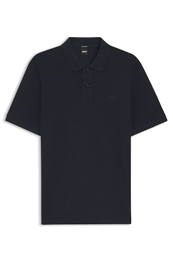 Polo's lange mouw blauw Boss Men Black