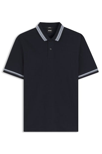 Polo's korte mouw blauw Boss Men Black