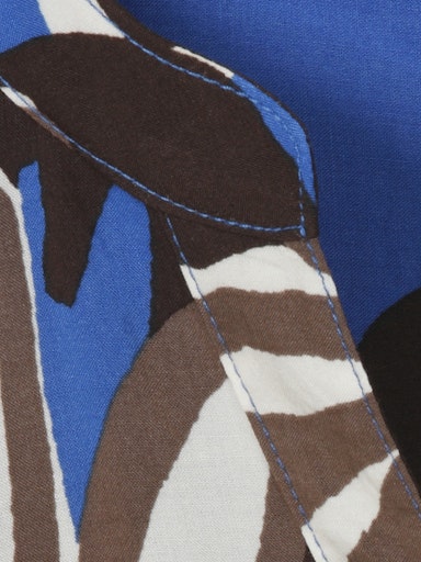 Blouses lange mouw blauw Via Appia Due