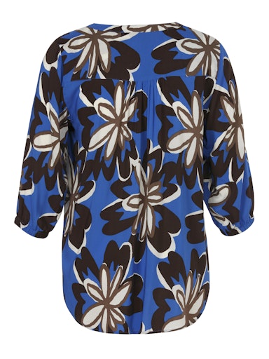 Blouses lange mouw blauw Via Appia Due