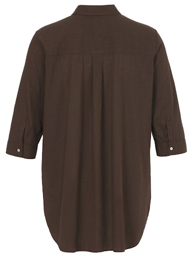 Blouses lange mouw bruin Via Appia Due