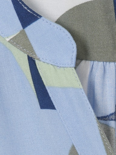 Blouses lange mouw blauw Via Appia Due