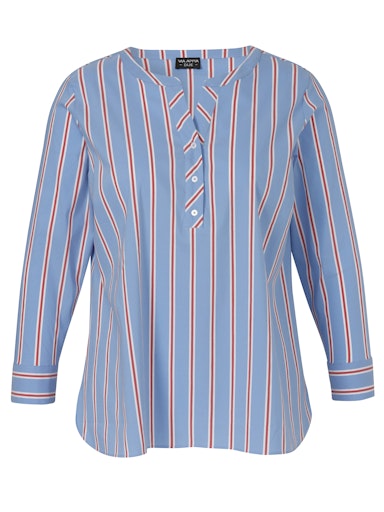 Blouses lange mouw blauw Via Appia Due