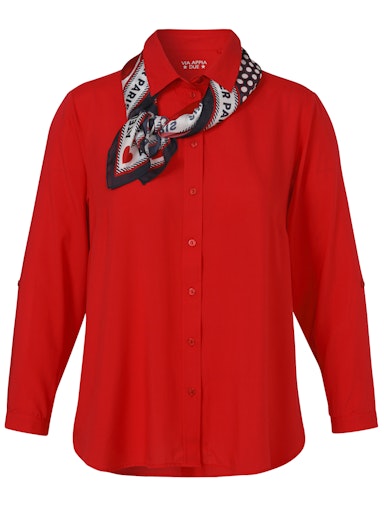 Blouses lange mouw rood Via Appia Due