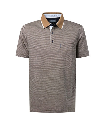 Polo's korte mouw grijs Pierre Cardin
