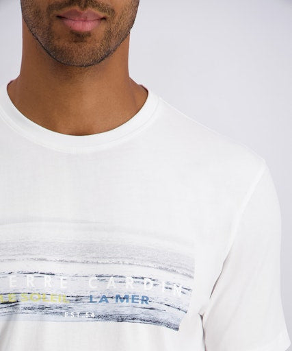 T-shirts korte mouw wit Pierre Cardin