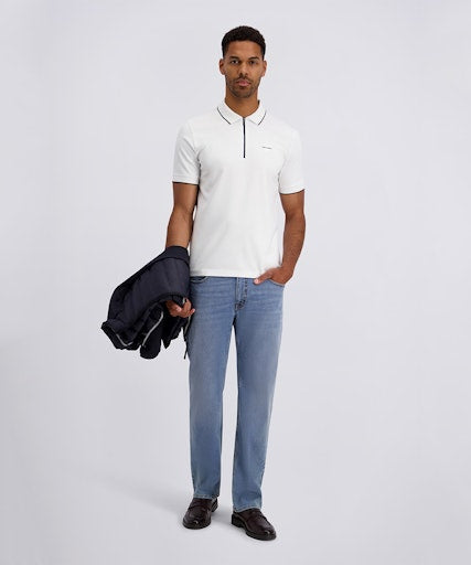 Polo's korte mouw wit Pierre Cardin