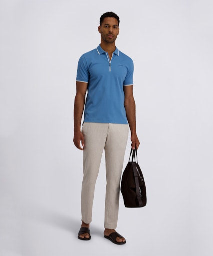 Polo's korte mouw blauw Pierre Cardin