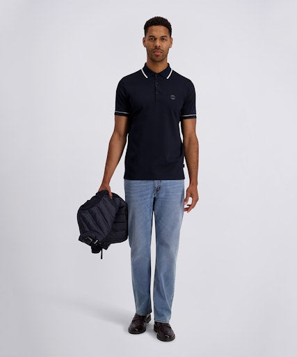 Polo's korte mouw navy Pierre Cardin