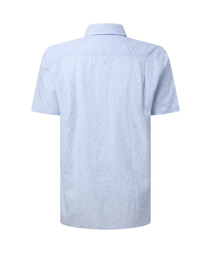 Hemden korte mouw navy Pierre Cardin