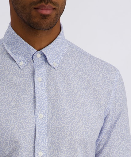 Hemden korte mouw navy Pierre Cardin