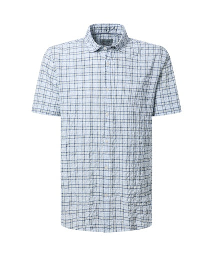 Hemden korte mouw navy Pierre Cardin