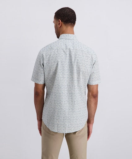 Hemden korte mouw blauw Pierre Cardin