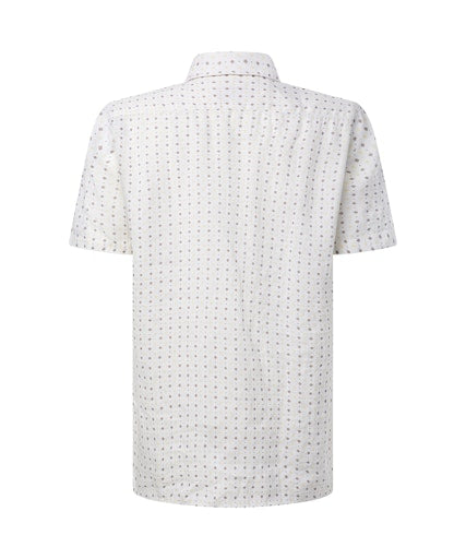 Hemden korte mouw wit Pierre Cardin
