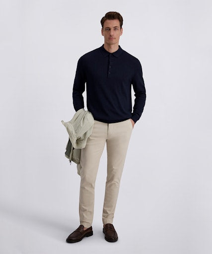 Broeken bruin Pierre Cardin